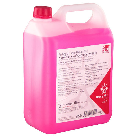 x2 BUNDLE|Febi Bilstein| Anticorrosion/Antifreeze G12 ++ Ready Mix- 5L