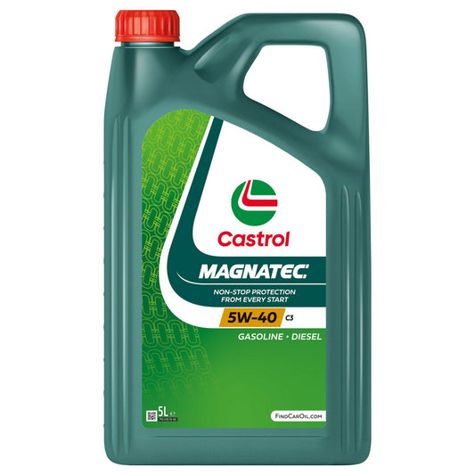 Castrol| Magnatec Engine Oil- 5W-40 C3- Gas/Petrol/Diesel-5L