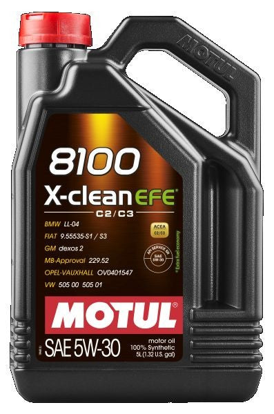 Motul| 8100 X-clean EFE C2/C3 SAE 5W-30-5L