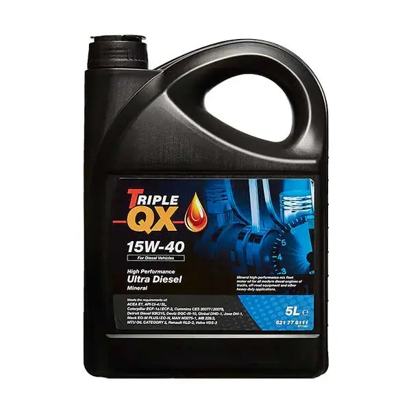 Triple QX| 15W-40 High Performance Diesel| 5L