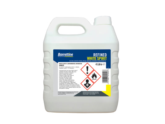Barrettine| Refined White Spirit| 4L