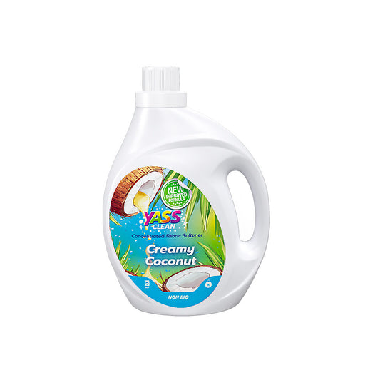 Yass Clean|Non-Bio Fabric Softener| Creamy Coconut| 2L